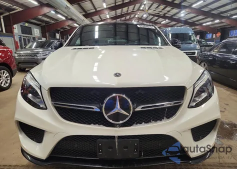 2019 Mercedes-Benz Gle Coupe 43 Amg z USA, uszkodzony, nr VIN 4JGED6EB6KA139288